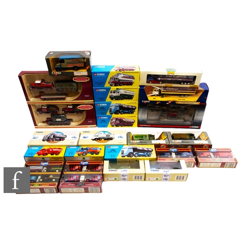 125 - A collection of diecast models, to include Corgi Classics, Corgi Cameo, Trackside and similar, mainl... 