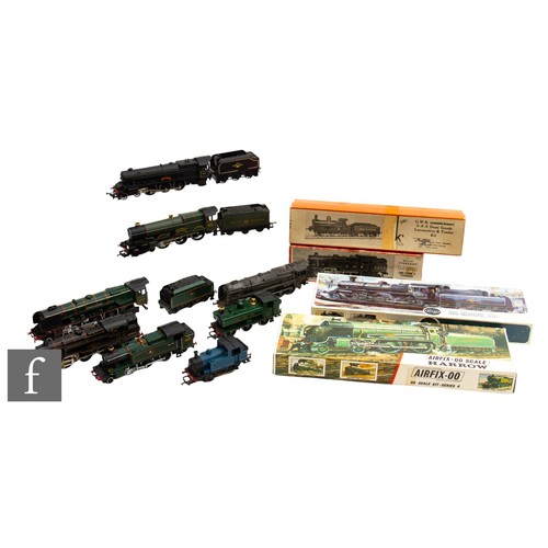 8 - A collection of unboxed OO gauge locomotives, some kit built, unboxed. (qty)