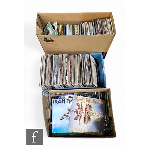 26 - A collection of vinyl records, various genres and artists, approximately one hundred and twenty albu... 