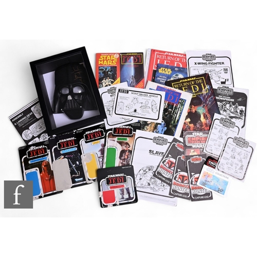 109 - A collection of Star Wars ephemera and memorabilia, to include various instruction sheets, Official ... 