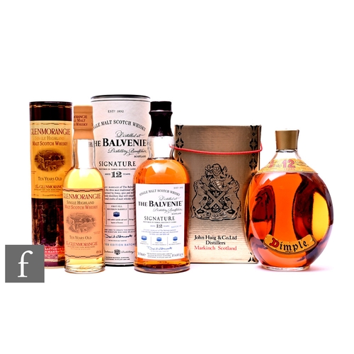 62 - Three bottles of Scottish whisky, to include The Balvenie Signature 12 years aged, limited edition b... 