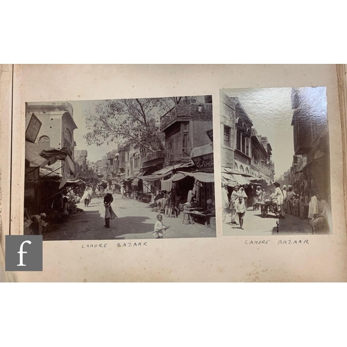 650 - An album of early 20th Century photographs formerly owned by Major S.F. B Russell of the Royal Artil... 