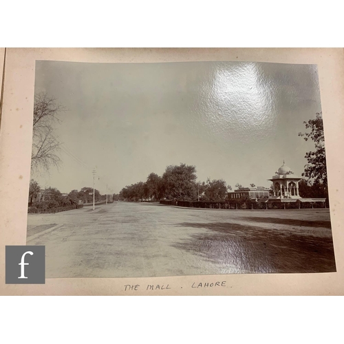 650 - An album of early 20th Century photographs formerly owned by Major S.F. B Russell of the Royal Artil... 