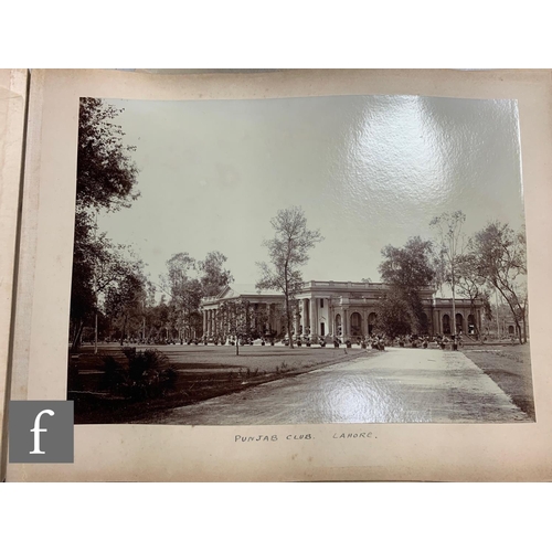 650 - An album of early 20th Century photographs formerly owned by Major S.F. B Russell of the Royal Artil... 