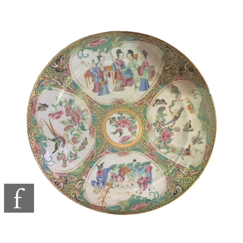 508 - A collection of 19th and 20th Century Chinese plates, to include two 19th Century famille rose  exam... 