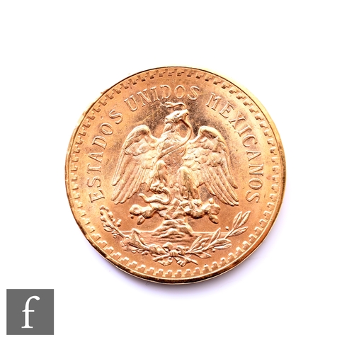 705 - Mexico - A fifty Pesos 1947, 41.8g.NB - Issued by the Mexican City Mint to Commemorate the independe... 