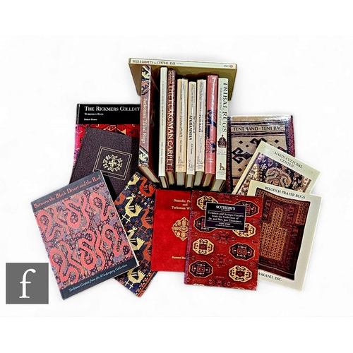 565 - A collection of Tribal rug reference books and auction catalogues. (17)