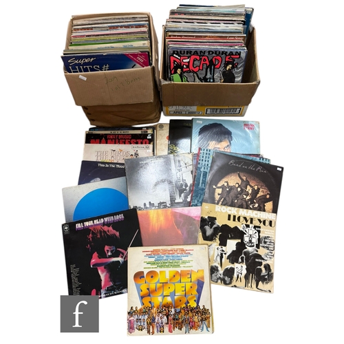 54 - Various Artist/Genres - A large collection of assorted LPs, artists to include Roxy Music, The Moody... 