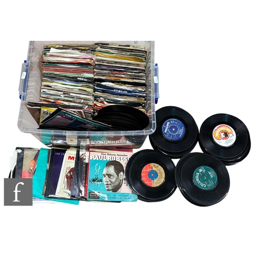 56 - Mixed Artists/Genres - An assorted collection of 7'' singles, artists to include the Bangles, Boy Ge... 