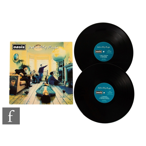 1 - Oasis - Definitely Maybe, CRE LP 169, original 1994 first pressing, two vinyl LP album, Damont Press... 