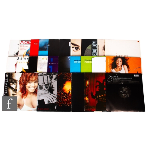 11 - Michael Jackson/Janet Jackson - A collection of 12'' singles and picture discs, including Alright Z ... 