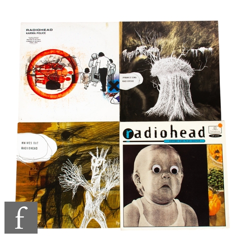 30 - Radiohead - Original 1990s and 2000s 12'' singles, to include Karma Police, 12NODATA 03, Pyramid Son... 