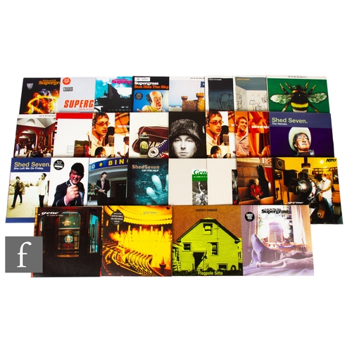 46 - 1990s/2000s Britpop/Indie/Alternative/Rock - A collection of original pressing 7'' singles, includin... 