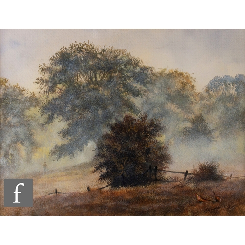 955 - EDWIN SHERWOOD CALVERT RSW (1844-1898) - A flock of sheep in a woodland glade, watercolour... 