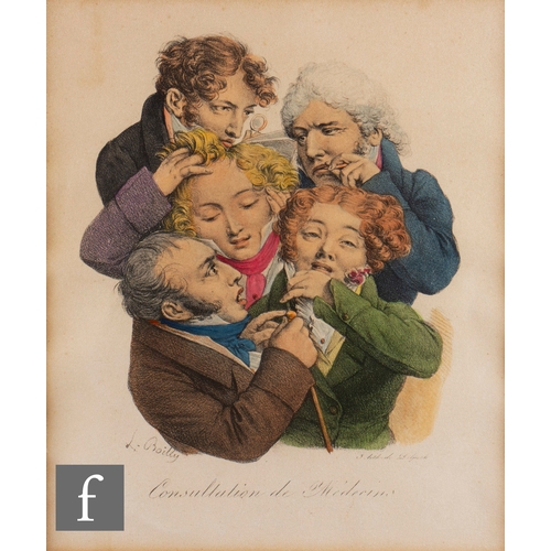 964 - AFTER LOUIS-LÉOPOLD BOILLY (FRENCH 1761–1845) - 'Consultation de Medecins', hand c... 