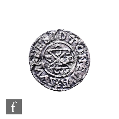 684 - Archbishop of Canterbury, Wulfred (805-832) - A penny, obverse facing bust with three pellets in tri... 