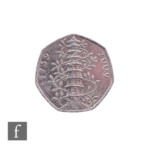 642 - Elizabeth II - A 2009 Kew Gardens fifty pence.