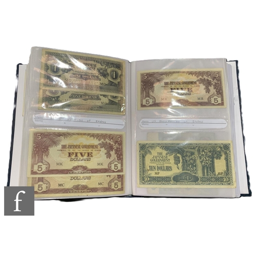 622 - Banknotes - A Britannia helmet issue five pound note, various Britannia one pound green notes, ten s... 