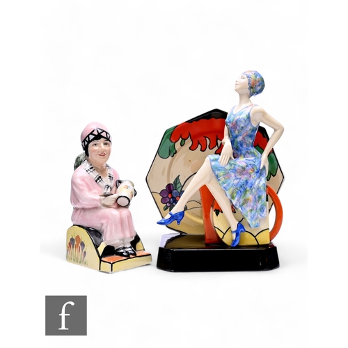 73 - Kevin Francis for Peggy Davies Ceramics, a limited edition figure, 'Tea with Clarice Cliff', no.1550... 