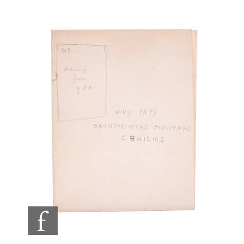 1 - A.A.Milne (1882-1956 - Author - Winnie the Pooh) - Six original manuscript text drafts in pencil for... 