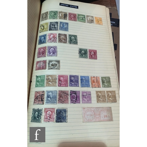 703 - An early world stamp collection to include examples from Austria, France, Germany, Italy, United Sta... 