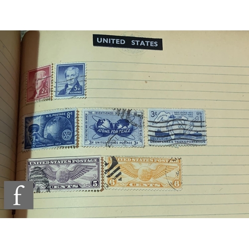 703 - An early world stamp collection to include examples from Austria, France, Germany, Italy, United Sta... 