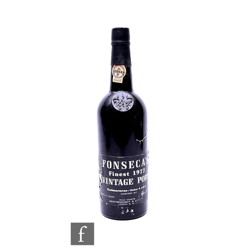 446 - A bottle of Fonseca's 1977 vintage port, 70cl.