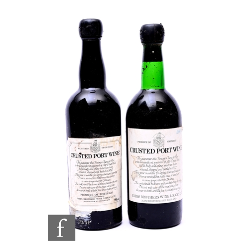 455 - Two bottles of Yates Brothers crusted port 1972 and 1980. (2)