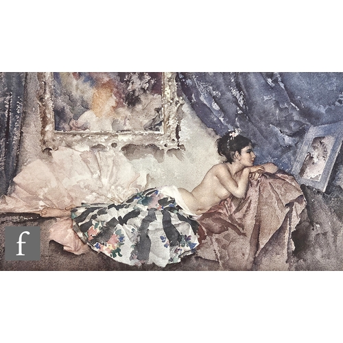 807 - After Sir William Russell-Flint (1880-1969) -'Model for Elegance', photographic reproduction print, ... 