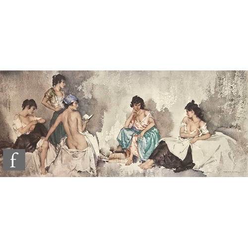 807 - After Sir William Russell-Flint (1880-1969) -'Model for Elegance', photographic reproduction print, ... 