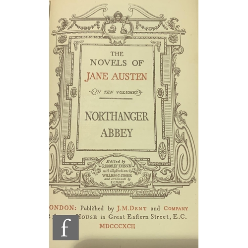 685 - Jane Austen : The Novels in ten volumes, edited by Reginald Brimley Johnson, plates by William C. Co... 