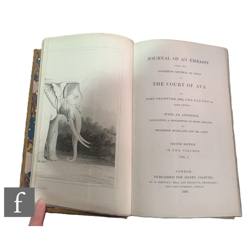 660 - John Crawfurd : Journal Of An Embassy From The Governor General Of India To The Court Of India, two ... 