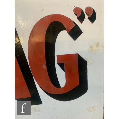 596 - A 1930s or earlier pictorial enamel sign titled 'Will's ''Flag'' Empire Blend Cigarettes', 71cm x 13... 