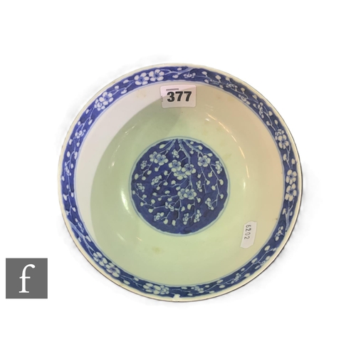 377 - A collection of Chinese late 18th Century blue and white porcelain to include eight various octagona... 