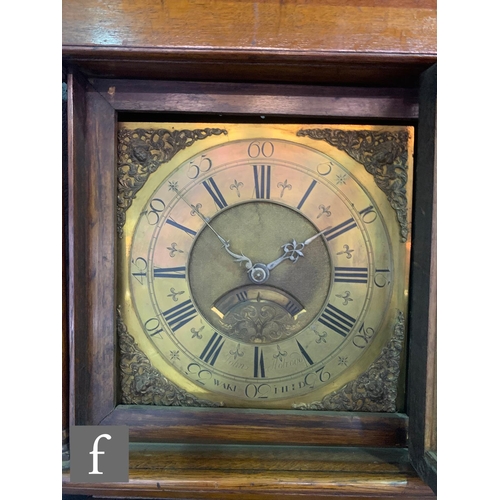 748 - A late 18th to early 19th Century and later longcase clock by John Holyroyd Wakefield, the brass dia... 