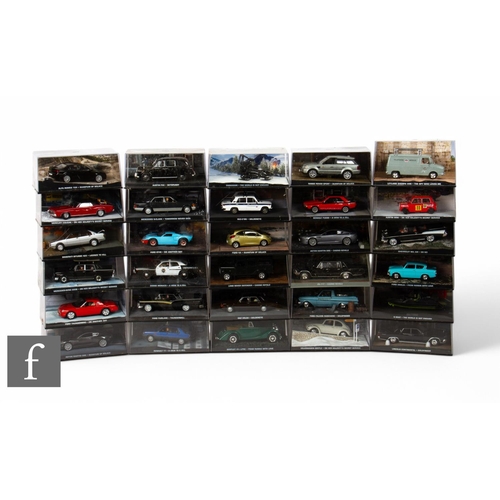 Thirty 007 James Bond Collection 1:43 scale diecast models, all in ...
