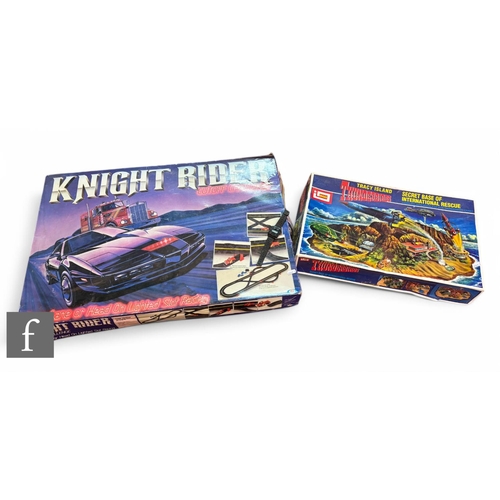 270 - An Ideal Toys Knight Rider Cutoff Challenge slot car set, boxed, with Knight Rider digital watch and... 