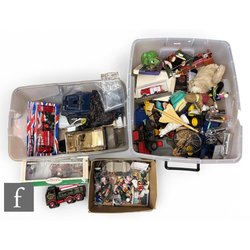 271 - A selection of assorted toys, games and other items including Lemax Christmas items, Wade ceramic Fo... 