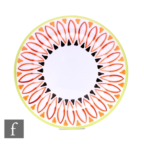 673 - Allan Walton - Foley China - A 'Mornington' pattern side plate, circa 1934, of circular form, decora... 