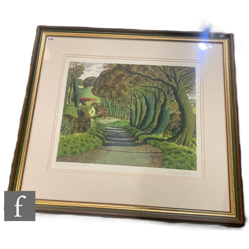 1192 - Simon Palmer (Born 1956) - 'Bringing Home the Kindling', watercolour, signed and titles in pencil in... 