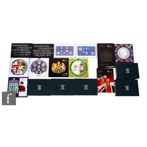 20 - Elizabeth II - Various Royal Mint proof sets 1995, 1996, 1997, 1998 and 1999, also various nickel co... 