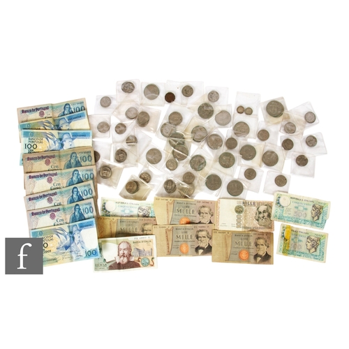 56 - George VI to Elizabeth II - Various half crowns, shillings, sixpences, brass threepences, bank notes... 