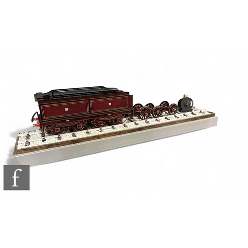 187 - A 5 inch gauge part built Midland Railway 2601 class 'Spinner' locomotive and tender, tender and pai... 