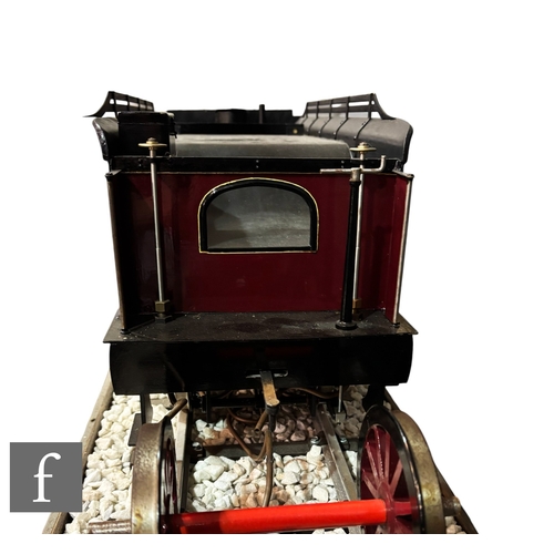 187 - A 5 inch gauge part built Midland Railway 2601 class 'Spinner' locomotive and tender, tender and pai... 