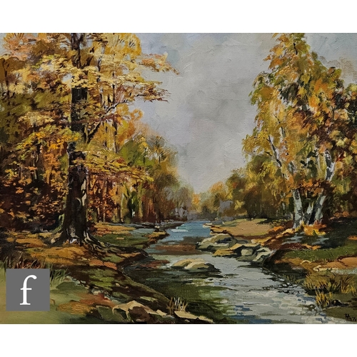 366 - Marcus Ford (1914-1989) - 'Derwent Water', oil on canvas, signed, framed, 50cm x 76cm, frame size 65... 
