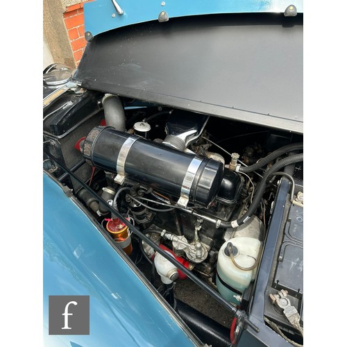 241 - A 1949 blue Triumph Roadster, with 2088cc, Vanguard engine, registration number F05716, chassis numb... 