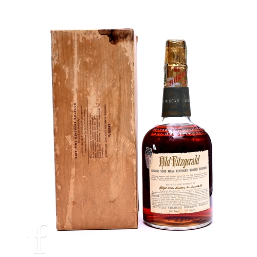 97 - A bottle of 'Very Old Fitzgerald' 8 years aged bourbon, barrelled in 1945, bottled in 1953, with ori... 