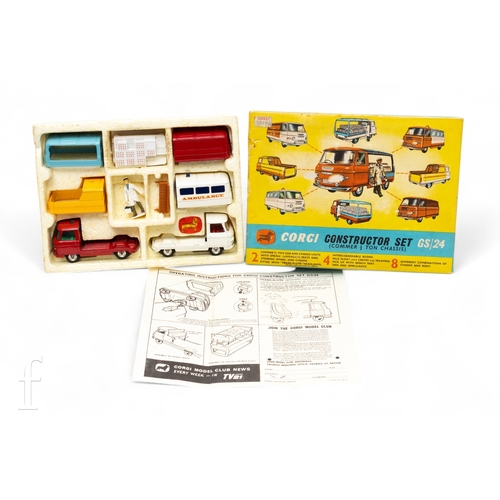 A Corgi Toys Gift Set No. 24 Constructor Set Commer 3/4 Ton Chassis and