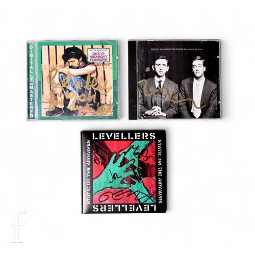 169 - Various - A group of three signed CDs, to include two Dexys Midnight Runners and one Levellers. (3)