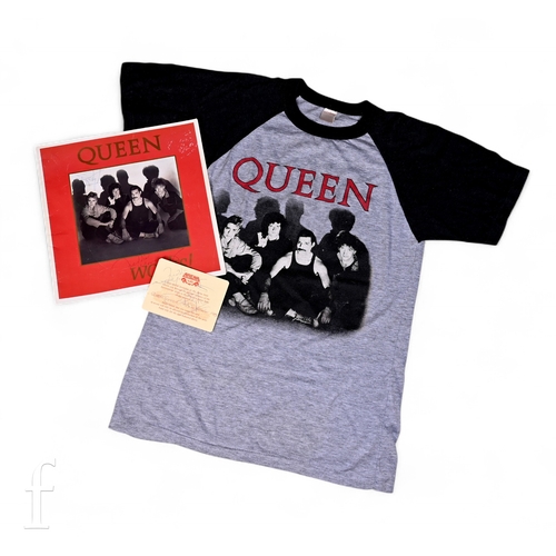 179 - Queen - A collection of items to include a signed Works! tour programme signed by Freddie Mercury an... 